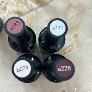 Beetles gel nail polish- 4 colors, top coat and basecoat